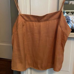 **SOLD** Urban Outfitters silky orange tank top